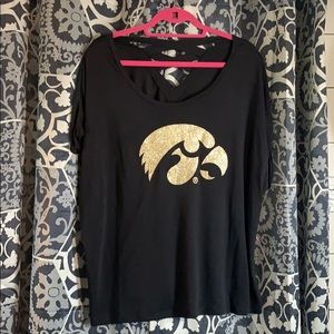 Plus size Iowa Hawkeyes top